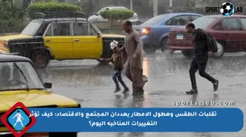 تقلبات الطقس وهطول الأمطار يهددان المجتمع والاقتصاد: كيف تؤثر التغييرات المناخية اليوم؟